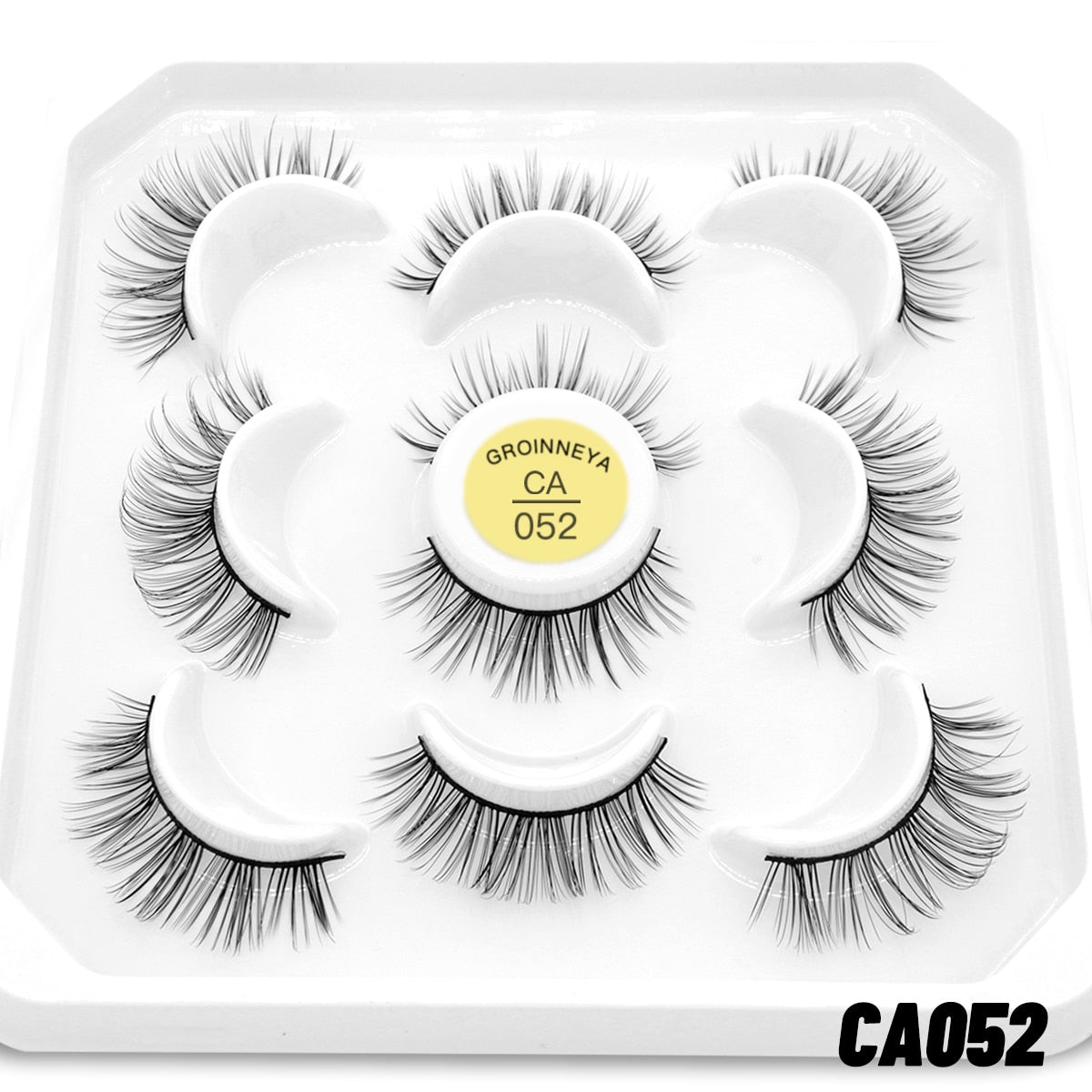 7pairs Eyelashes 3D Natural False Lashes Fluffy Soft Cross Manga Lashes Natural Eyelash
