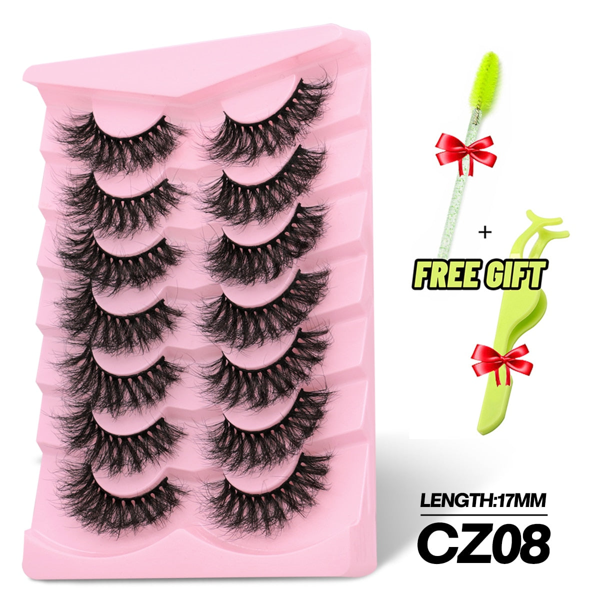 Dramatic Volume lashes Fluffy Lashes 5/7 Pairs Eyelashes Long Lasting Natural Lashes