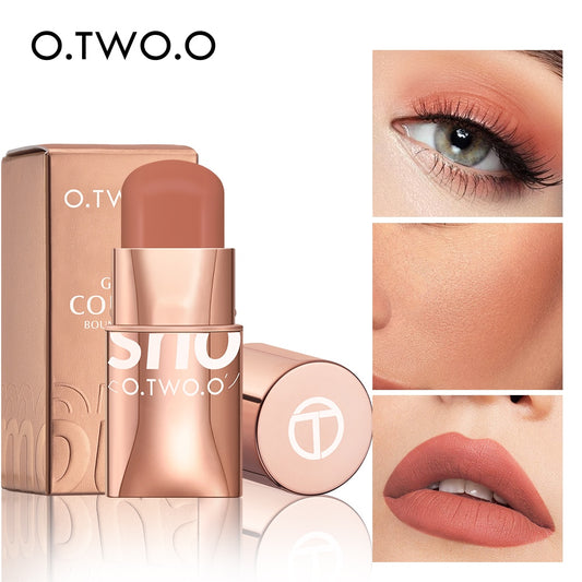 Stick 3-in-1 Lipstick Blush Eyes Cheek and Lip Tint Buildable Waterproof Lightweight Cream Multi Stick Makeup