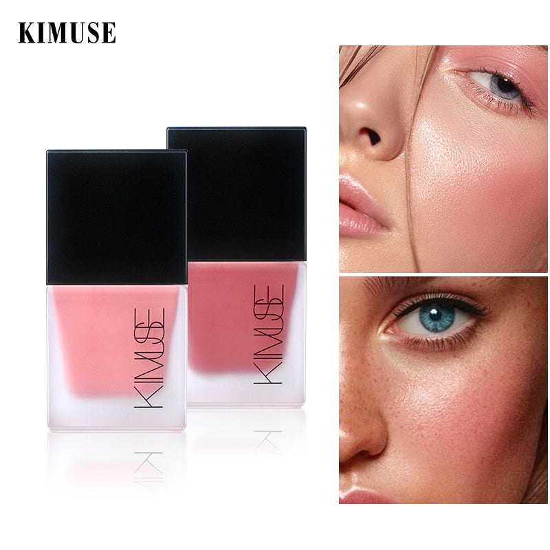 New 4 Colors Liquid Blush Natural Long Lasting Makeup Blusher Creamy Rouge Cheek Makeup