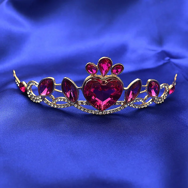 Best Barbie princess charm school coronation crown Tiaras for girls Top Sparkly Rhinestone & Crystal Crown "