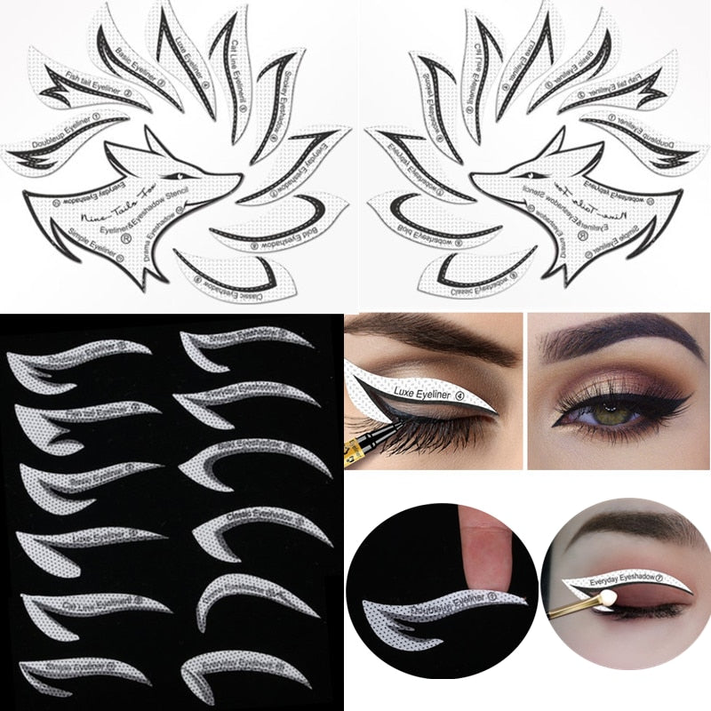 6 In 1 Cut Crease Kit Eyeliner kit Eyeshadow Silicone Eye Makeup Crease Line