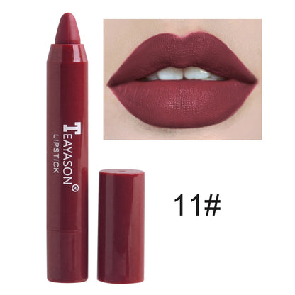 Nude Velvet Matte Lipstick Long Lasting Lips Liner Pencil