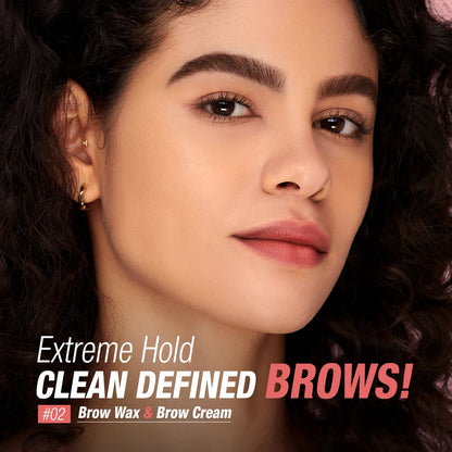 Eyebrow Pomade Brow Gel Wax 2 IN 1 Waterproof Long Lasting Creamy Texture Eye Brow Tint Enhancers Cosmetics Makeup