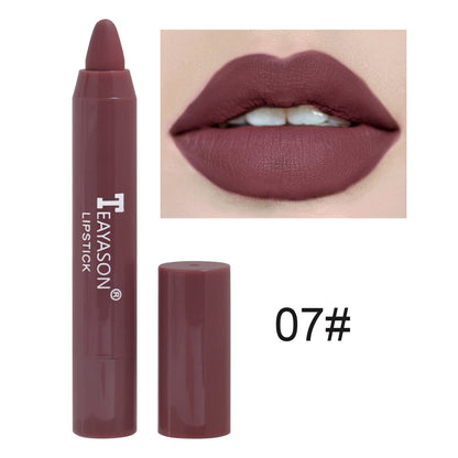 Nude Velvet Matte Lipstick Long Lasting Lips Liner Pencil