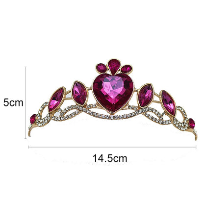 Best Barbie princess charm school coronation crown Tiaras for girls Top Sparkly Rhinestone & Crystal Crown "