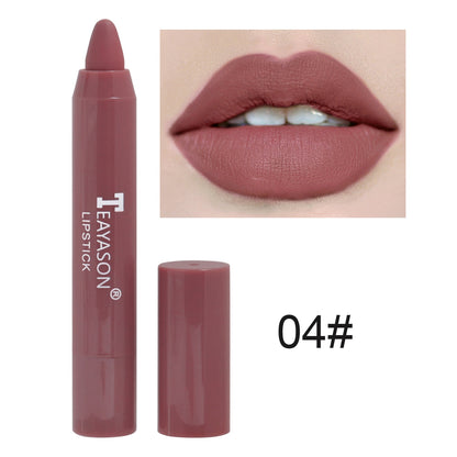 Nude Velvet Matte Lipstick Long Lasting Lips Liner Pencil