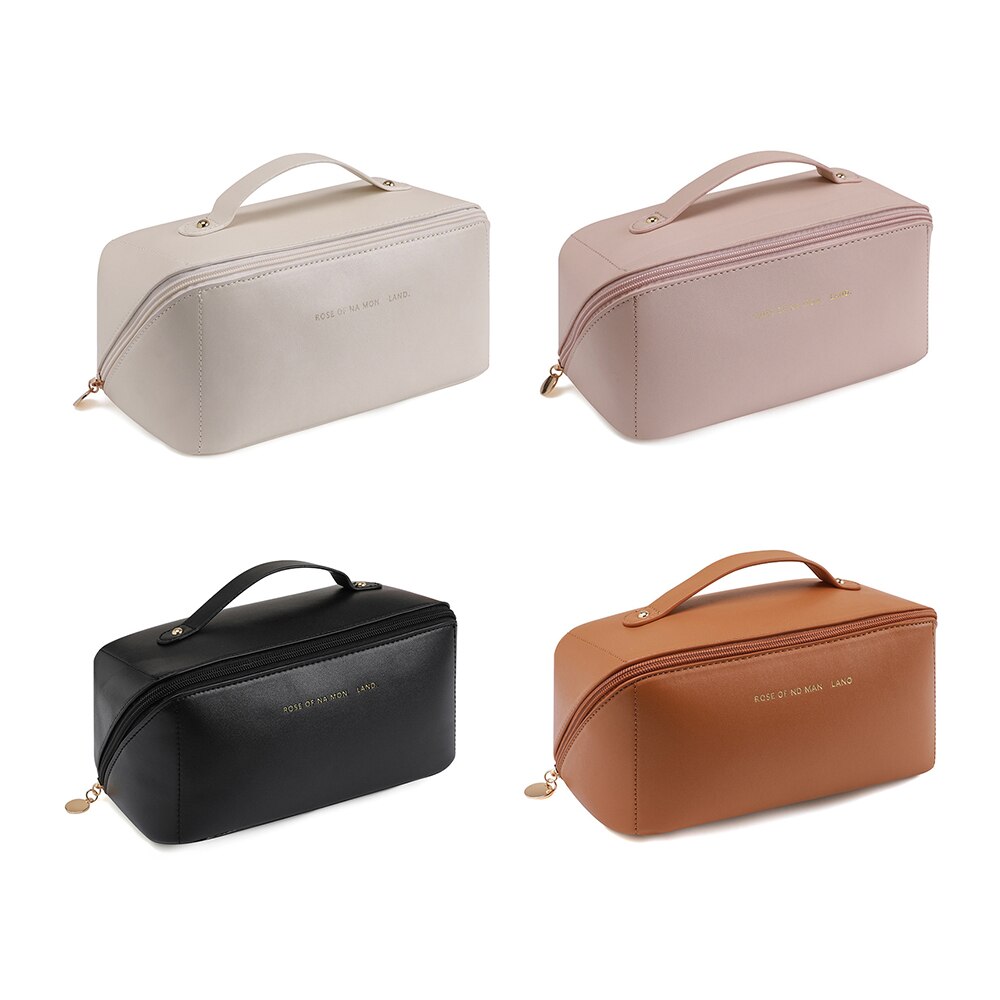 PU Pillow Large Capacity Cosmetic Storage Bag  Convenient for Travel.