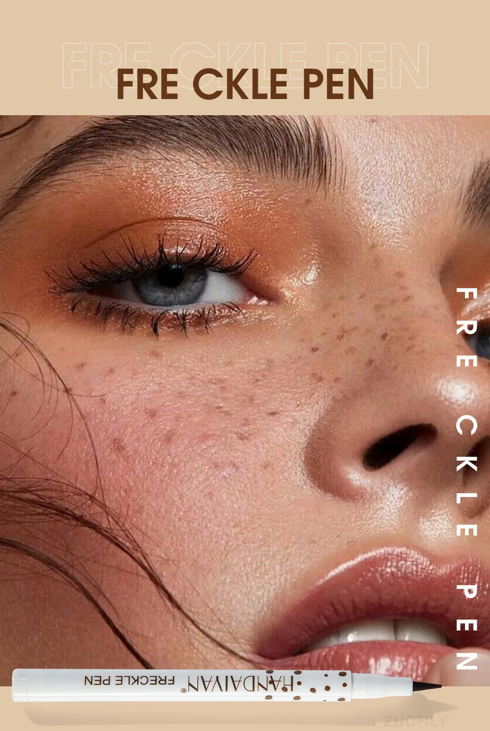 Freckles Pen 1PC Natural Fake Freckles  Waterproof Long Lasting Makeup Pen