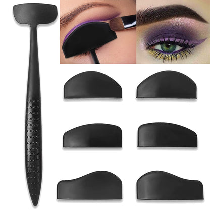 6 In 1 Cut Crease Kit Eyeliner kit Eyeshadow Silicone Eye Makeup Crease Line